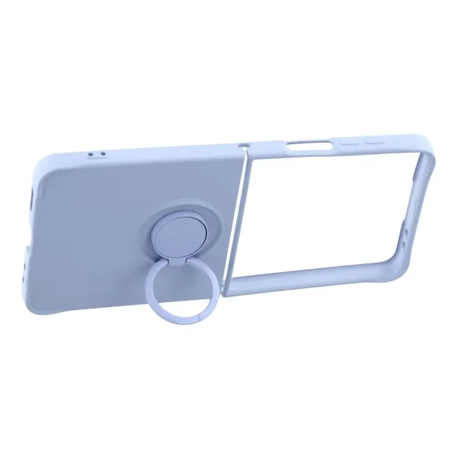 Coque Samsung Galaxy Z Flip7 Silicone Liquide Anneau Support