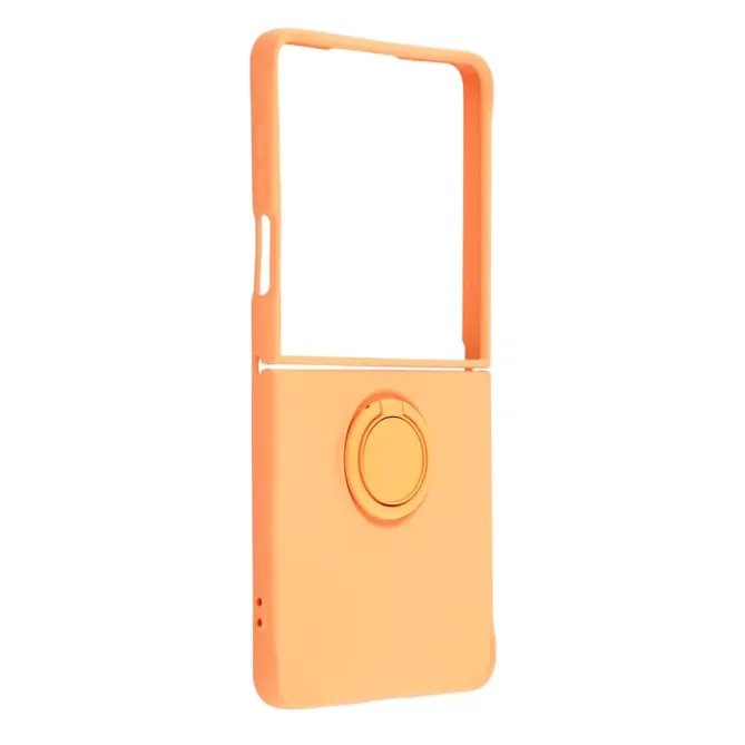 Coque Samsung Galaxy Z Flip7 Silicone Liquide Anneau Support