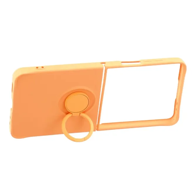 Coque Samsung Galaxy Z Flip7 Silicone Liquide Anneau Support