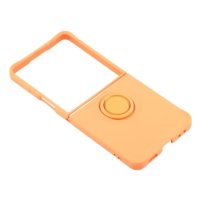 Coque Samsung Galaxy Z Flip7 Silicone Liquide Anneau Support
