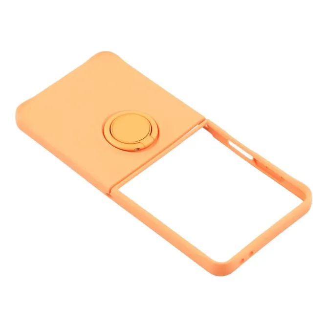 Coque Samsung Galaxy Z Flip7 Silicone Liquide Anneau Support