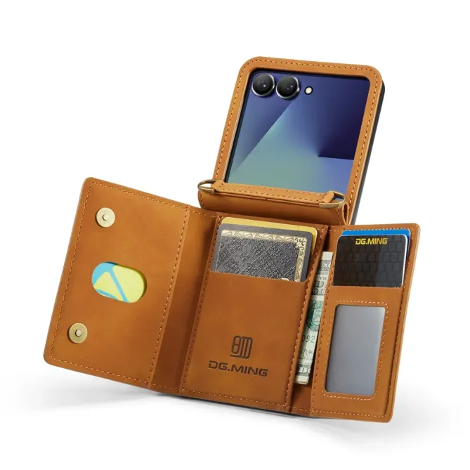 Coque Samsung Galaxy Z Flip 7 Porte-Cartes DG.MING M2