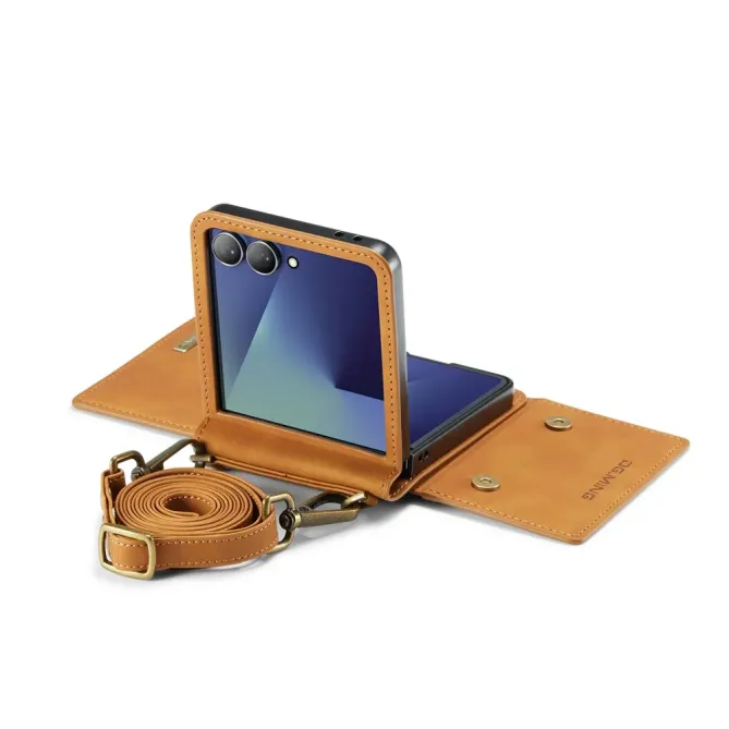 Coque Samsung Galaxy Z Flip 7 Porte-Cartes DG.MING M2