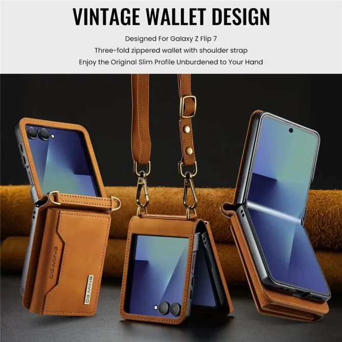 Coque Samsung Galaxy Z Flip 7 Porte-Cartes DG.MING M2
