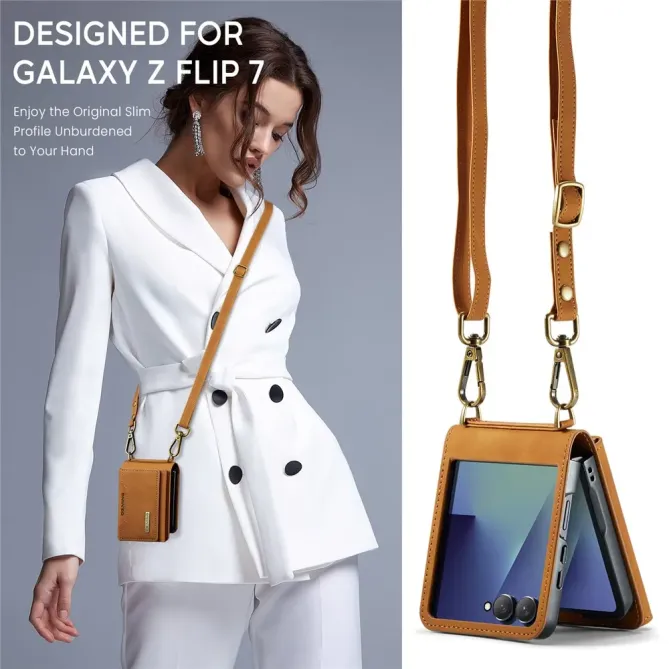 Coque Samsung Galaxy Z Flip 7 Porte-Cartes DG.MING M2