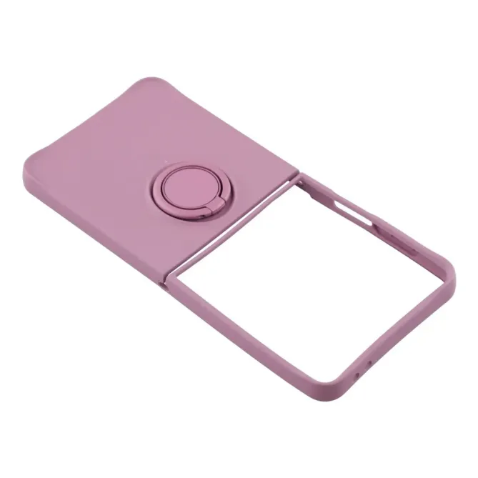 Coque Samsung Galaxy Z Flip7 Silicone Liquide Anneau Support