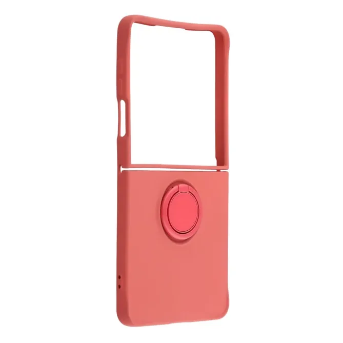 Coque Samsung Galaxy Z Flip7 Silicone Liquide Anneau Support