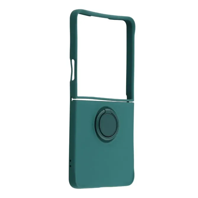 Coque Samsung Galaxy Z Flip7 Silicone Liquide Anneau Support