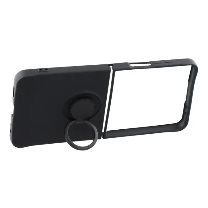 Coque Samsung Galaxy Z Flip7 Silicone Liquide Anneau Support