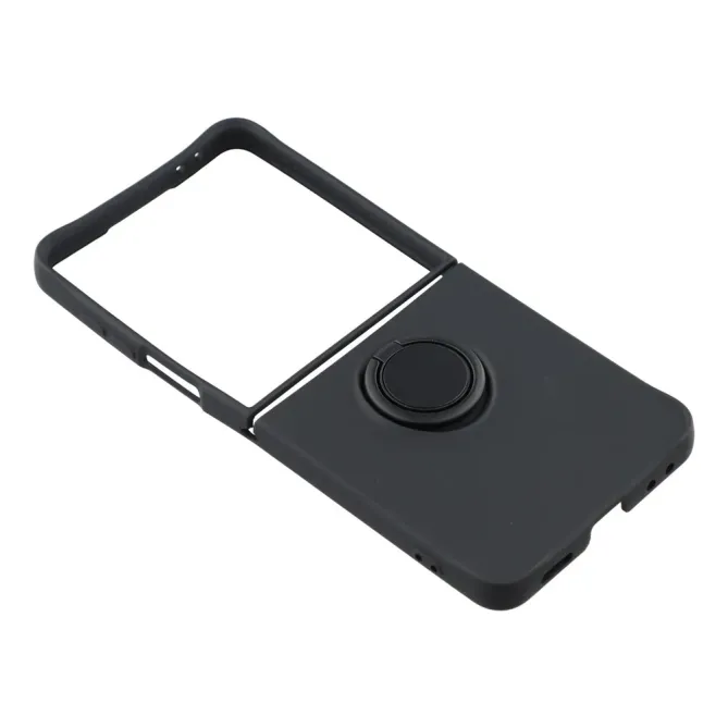 Coque Samsung Galaxy Z Flip7 Silicone Liquide Anneau Support