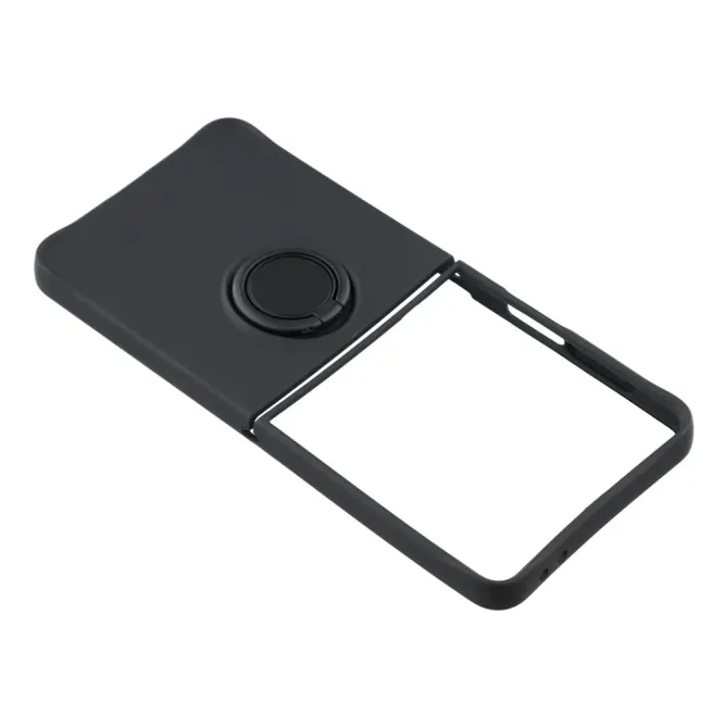 Coque Samsung Galaxy Z Flip7 Silicone Liquide Anneau Support