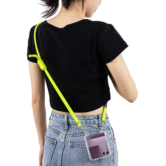 Coque Samsung Galaxy Z Flip 7 Airbag Charnière Dragonne