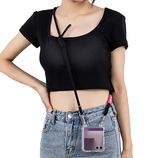 Coque Samsung Galaxy Z Flip 7 Airbag Charnière Dragonne