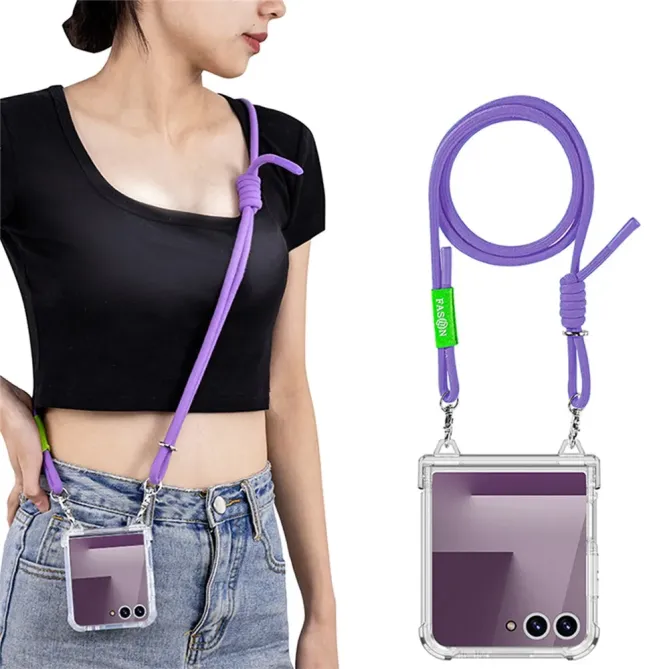 Coque Samsung Galaxy Z Flip 7 Airbag Charnière Dragonne