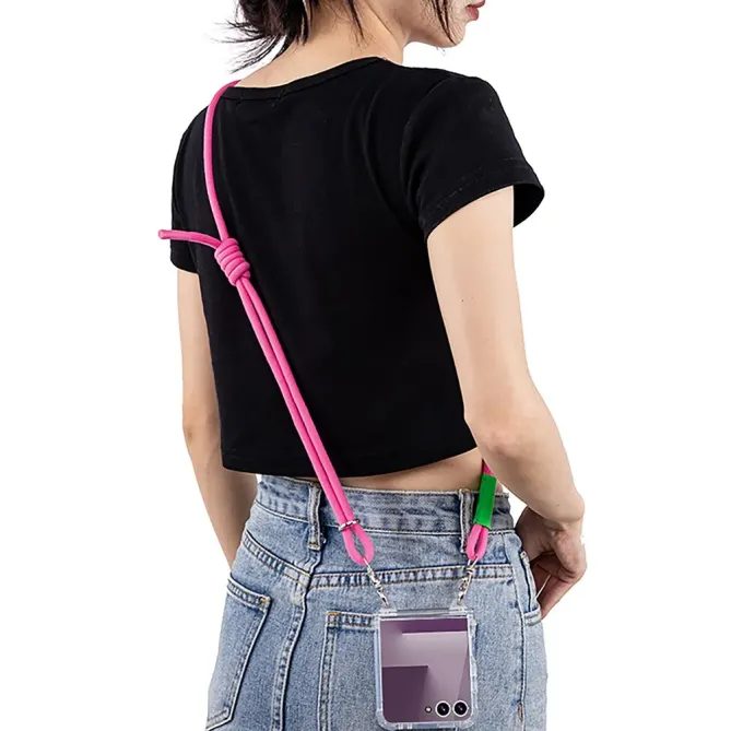 Coque Samsung Galaxy Z Flip 7 Airbag Charnière Dragonne