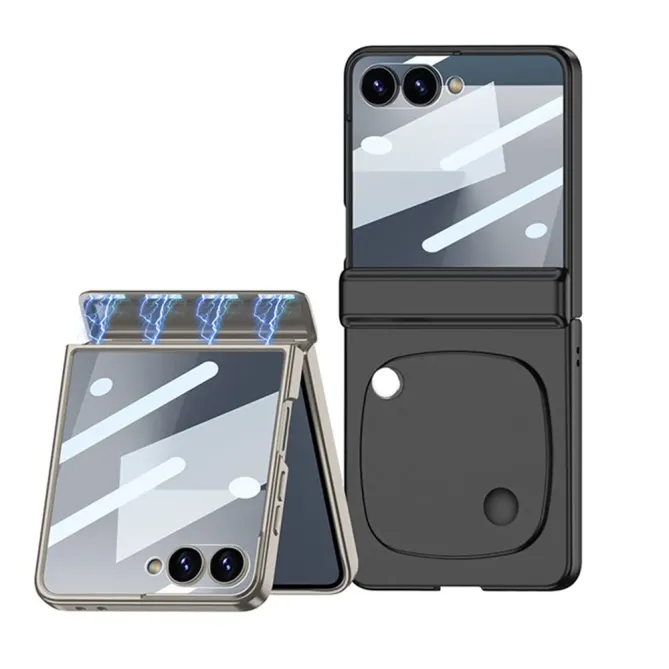 Coque Samsung Galaxy Z Flip 7 Magnétique Charnière Miroir