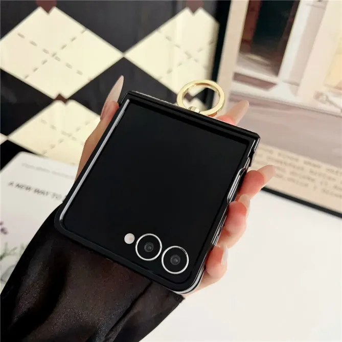 Coque Samsung Galaxy Z Flip 7 Anneau Tissé Support