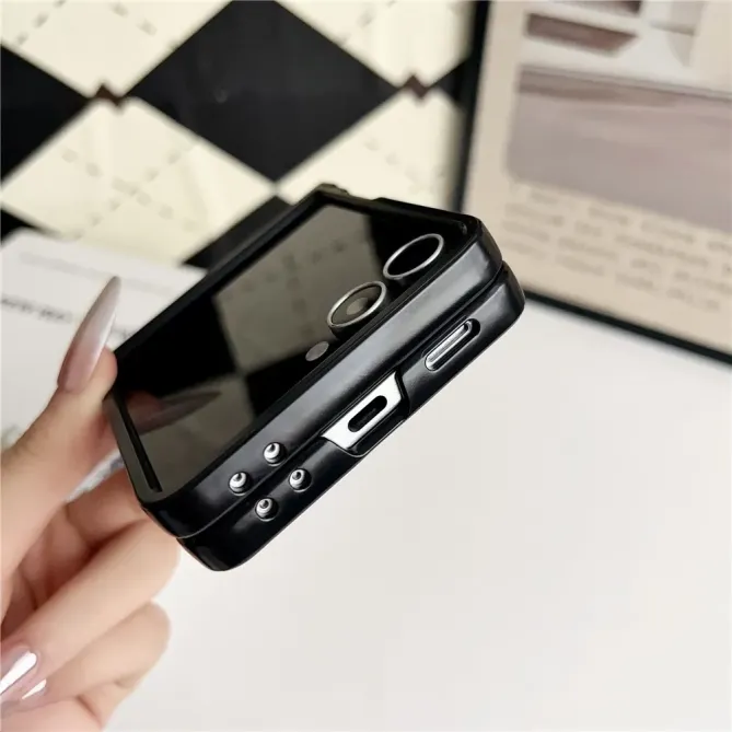 Coque Samsung Galaxy Z Flip 7 Anneau Tissé Support