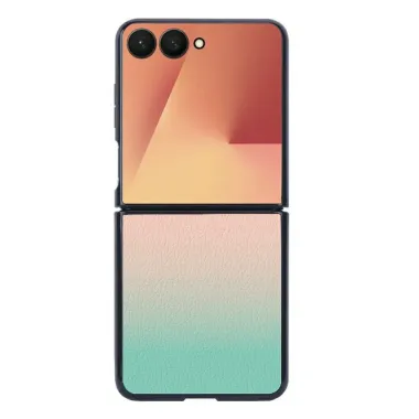 Coque Samsung Galaxy Z Flip 7 Dégradé Texture Cuir