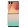 Coque Samsung Galaxy Z Flip 7 Dégradé Texture Cuir