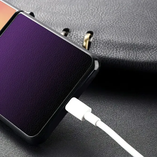 Coque Samsung Galaxy Z Flip 7 Dégradé Texture Cuir