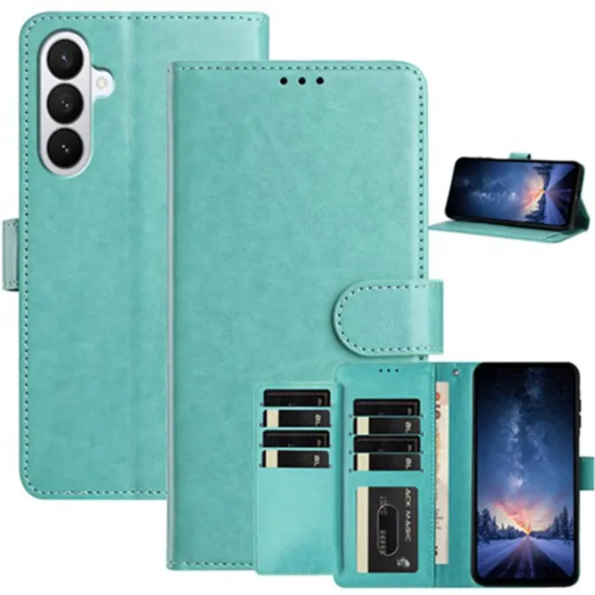 Housse Samsung Galaxy A57 Multi-Portefeuille 8 Emplacements