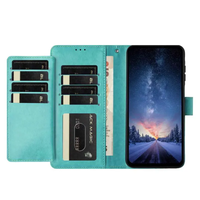 Housse Samsung Galaxy A57 Multi-Portefeuille 8 Emplacements