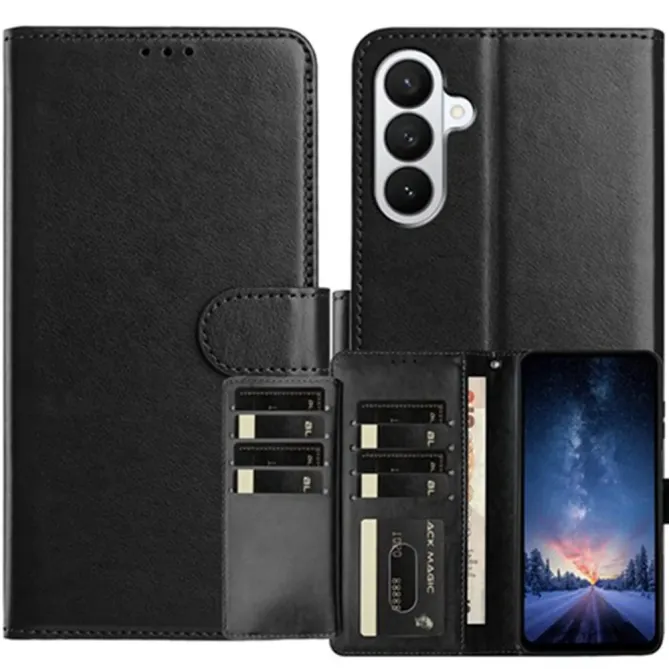 Housse Samsung Galaxy A57 Multi-Portefeuille 8 Emplacements