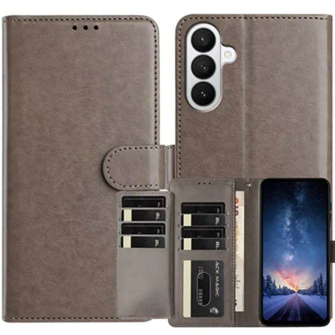 Housse Samsung Galaxy A57 Multi-Portefeuille 8 Emplacements