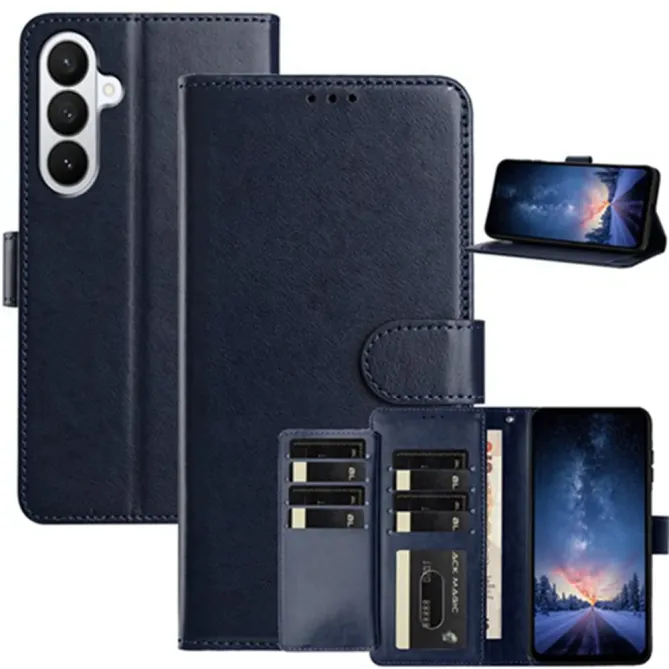 Housse Samsung Galaxy A57 Multi-Portefeuille 8 Emplacements