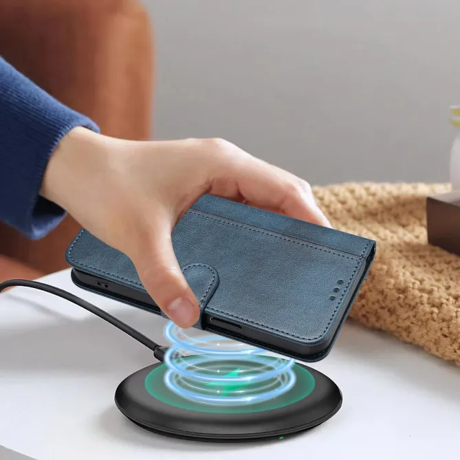 Housse Samsung Galaxy A57 Texture Cuir Rétro avec Dragonne