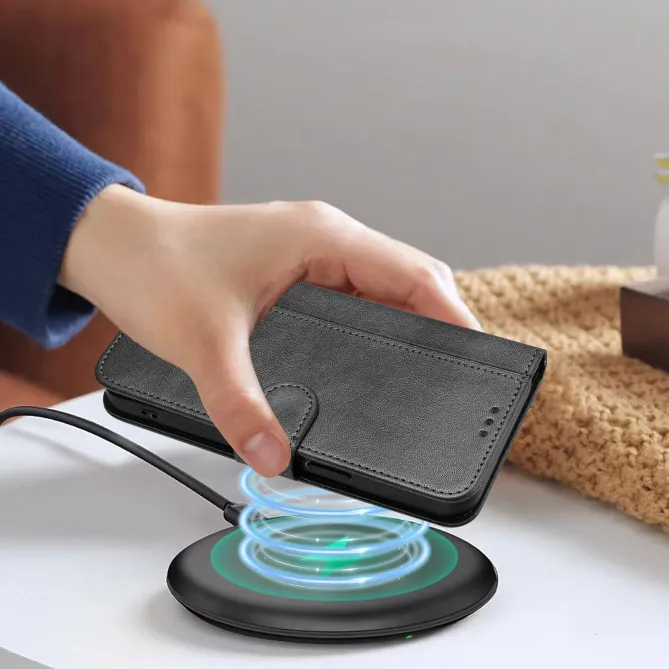 Housse Samsung Galaxy A57 Texture Cuir Rétro avec Dragonne