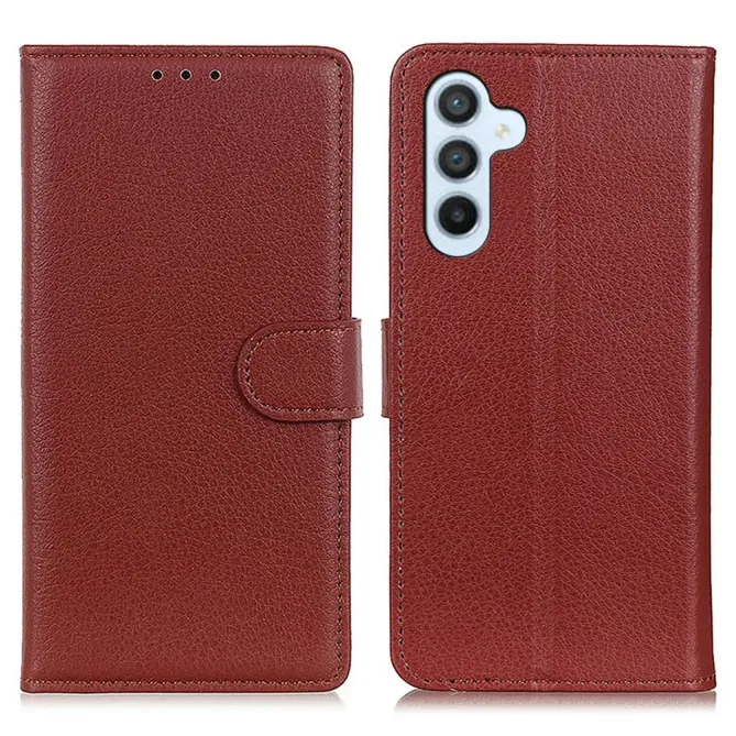 Housse Samsung Galaxy A57 Portefeuille Litchi