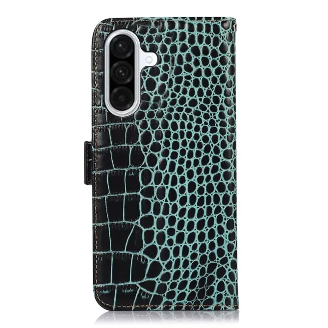 Housse Samsung Galaxy A57 cuir véritable aspect croco
