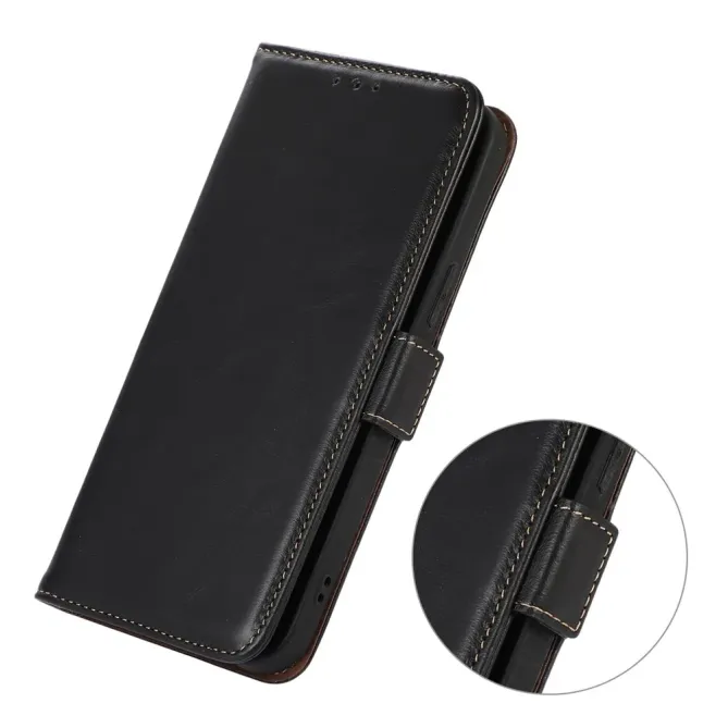 Housse Samsung Galaxy A57 Cuir Véritable RFID Porte-Cartes