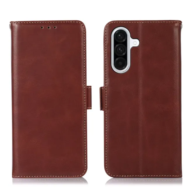 Housse Samsung Galaxy A57 Cuir Véritable RFID Porte-Cartes