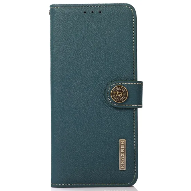 Housse Samsung Galaxy A57 Cuir Véritable RFID Porte-Cartes