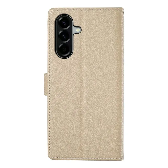 Housse Samsung Galaxy A57 Cuir Texture Grainée avec Lanière