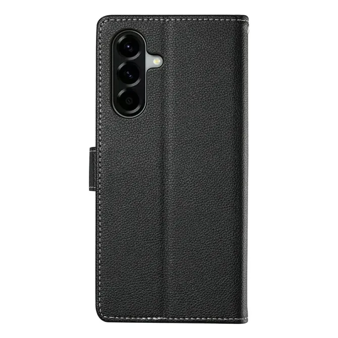 Housse Samsung Galaxy A57 Cuir Texture Grainée avec Lanière