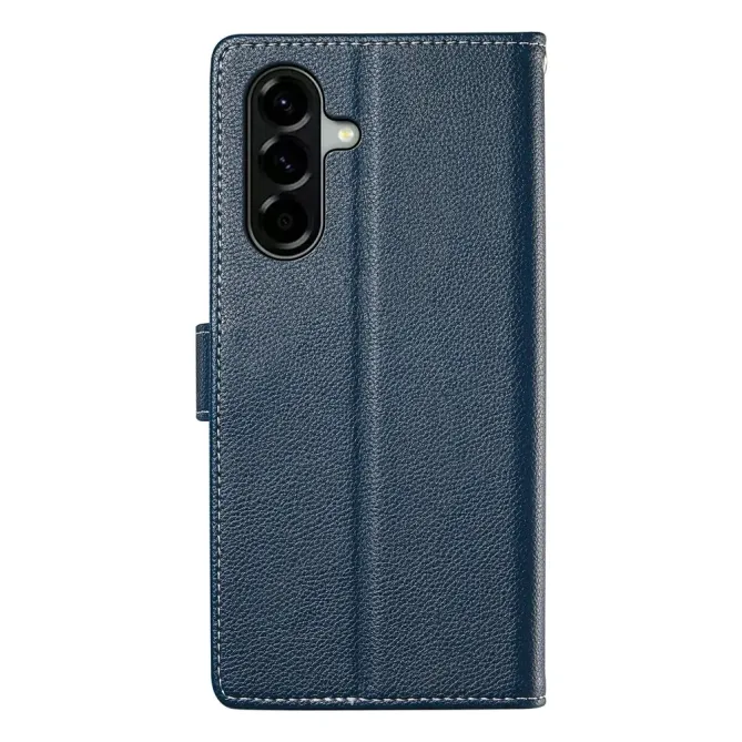 Housse Samsung Galaxy A57 Cuir Texture Grainée avec Lanière