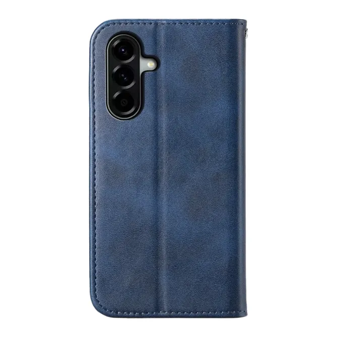 Housse Samsung Galaxy A57 Aspect Cuir Lisse au Design Géométrique