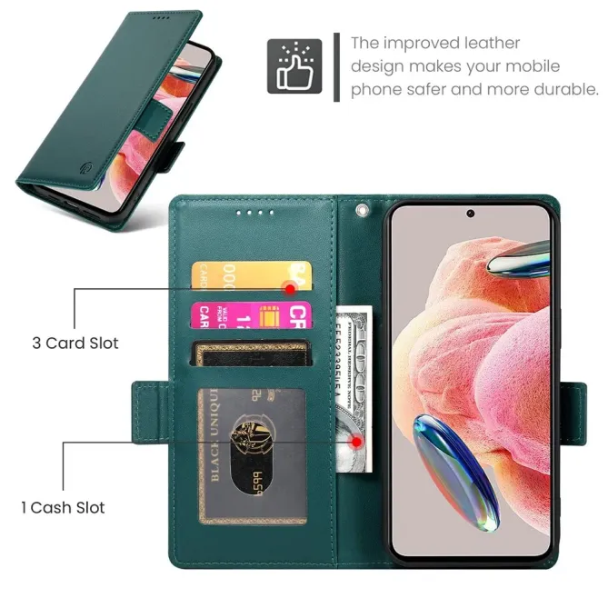 Housse Samsung Galaxy A57 Cuir Multi-emplacements avec Support