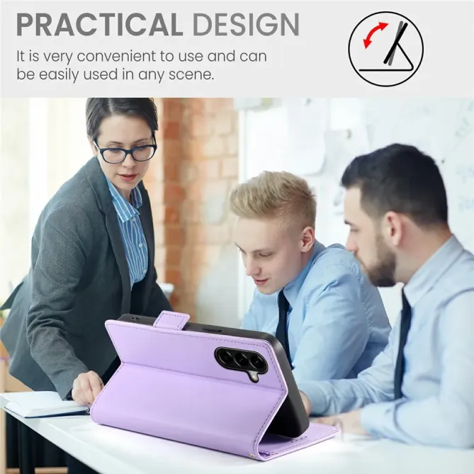 Housse Samsung Galaxy A57 Cuir Multi-emplacements avec Support