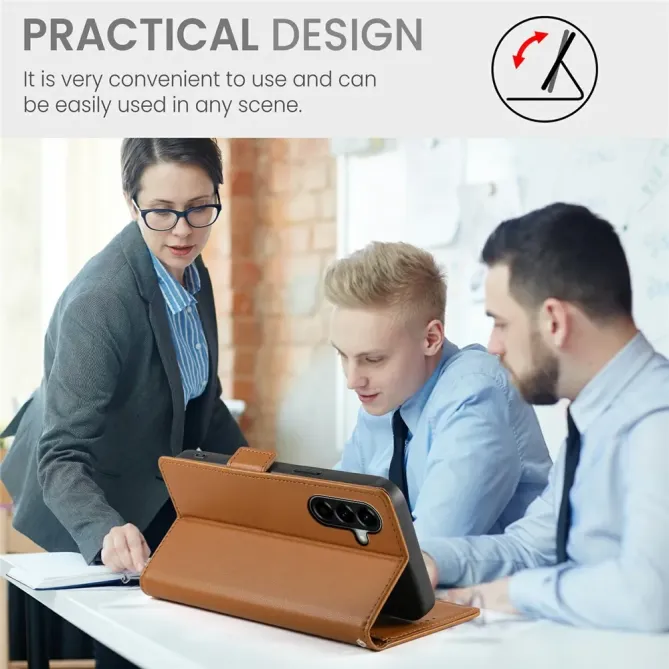 Housse Samsung Galaxy A57 Cuir Multi-emplacements avec Support