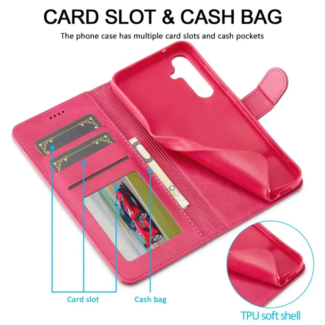 Housse Samsung Galaxy A57 LC.IMEEKE Simili Cuir