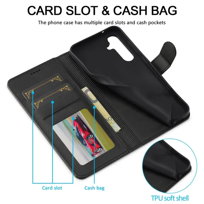 Housse Samsung Galaxy A57 LC.IMEEKE Simili Cuir