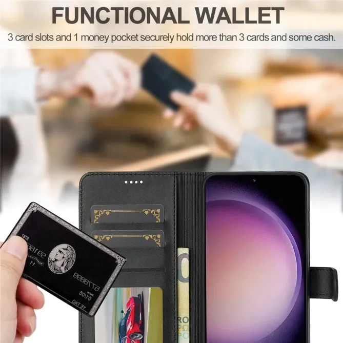 Housse Samsung Galaxy A57 LC.IMEEKE Simili Cuir