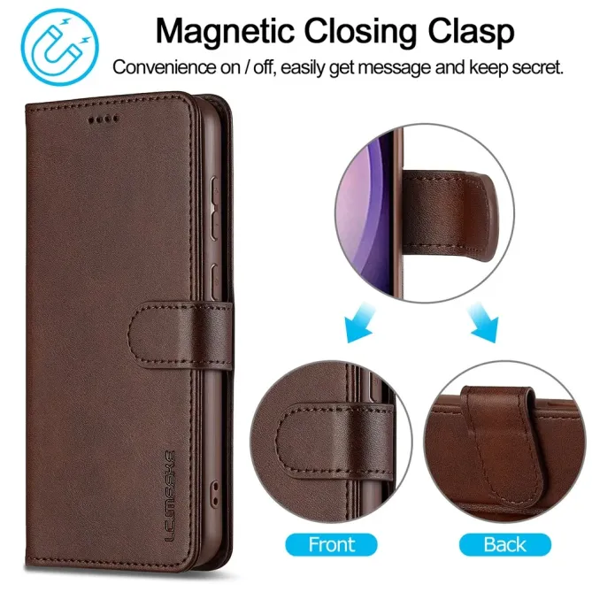 Housse Samsung Galaxy A57 LC.IMEEKE Simili Cuir