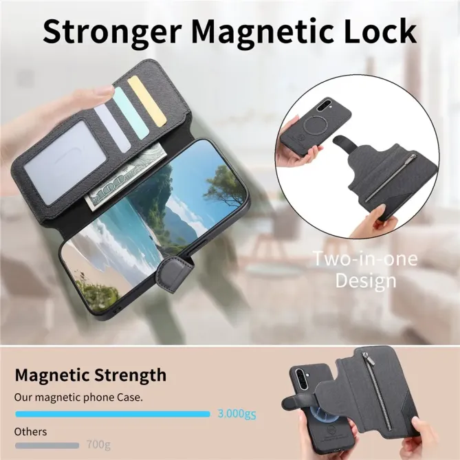 Housse Samsung Galaxy A57 Magnétique Coque Détachable