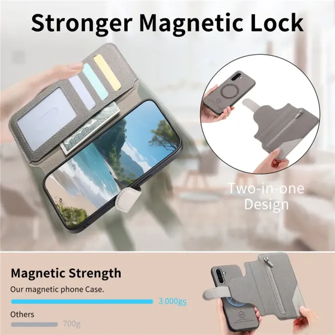 Housse Samsung Galaxy A57 Magnétique Coque Détachable